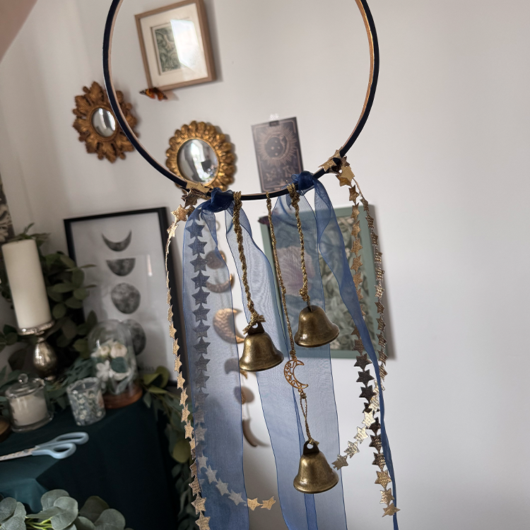 Celestial Witch Bells - Midnight Blue & Gold