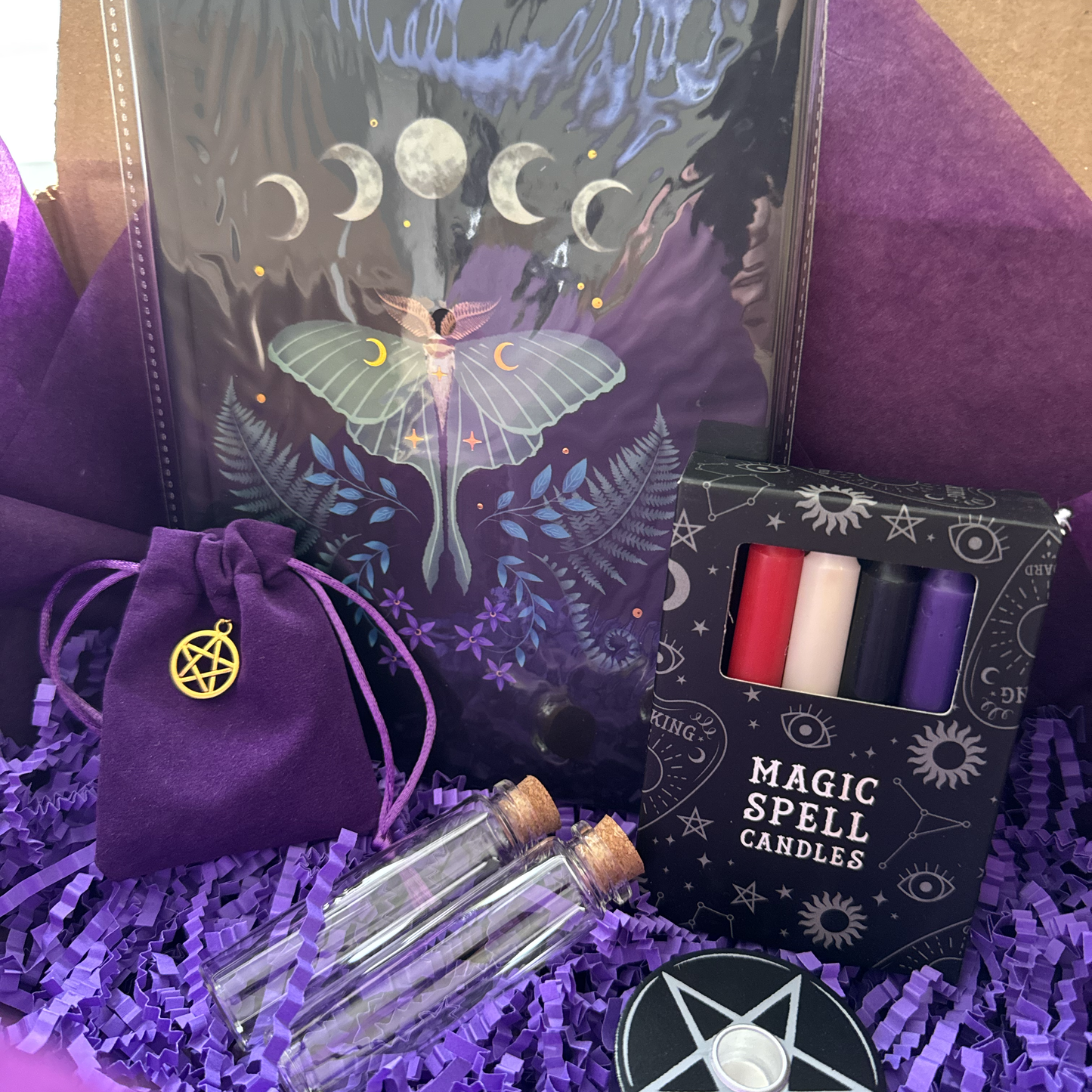 Small Witchcraft Supplies Box - Dark