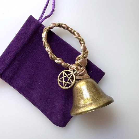 Altar bell with handmade handle